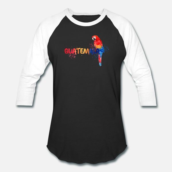 

guatemala guacamayo t shirt men loose cotton plus size 3xl kawaii loose new fashion spring letter