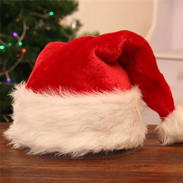 

christmas santa claus red hats caps for and children decor new year's gifts home party supplies