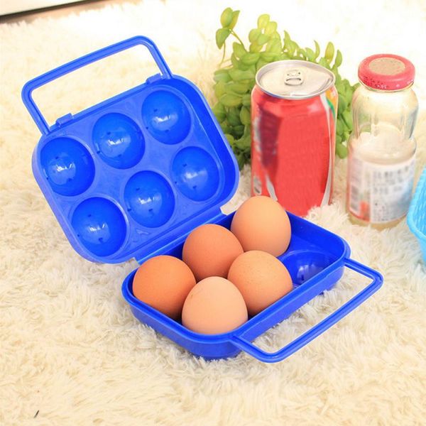 

portable carry 2/6/12 eggs container holder storage box case eggs folding box c4p1