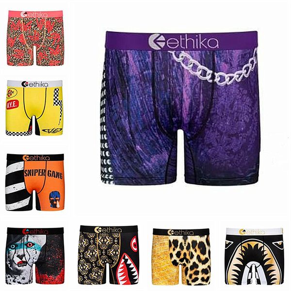 

fashion men swim shorts floral printing boxer sport technical underwear quick dry briefs boxers shorts leggings women beach swimwear 2020, Black