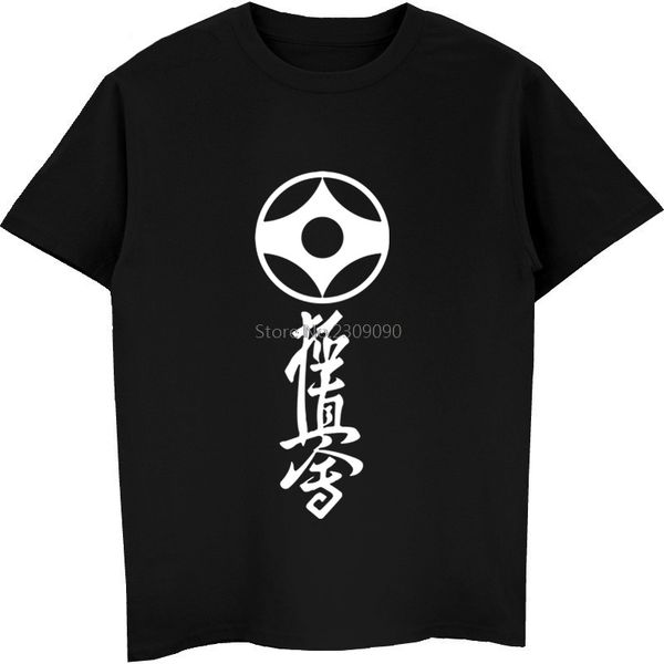 

new kyokushin karate t shirts men funny cool short sleeve cotton t-shirt hip hop tees harajuku streetwear
