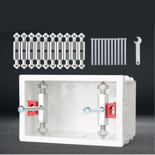 

86 type cassette repair devic wall mount junction box repair device for 86 wall plate switch and socket insulated lever 86*86mm