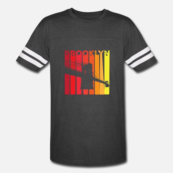 

brooklyn bridge 1970s style new york city ny t shirt men knitted tee shirt plus size 3xl normal sunlight comfortable spring family shirt
