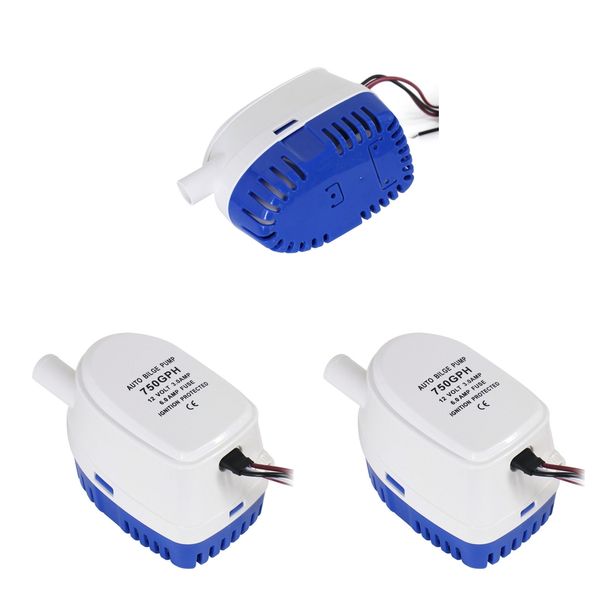 

3x automatic submersible yacht bilge water pump auto float switch 12v 750gph