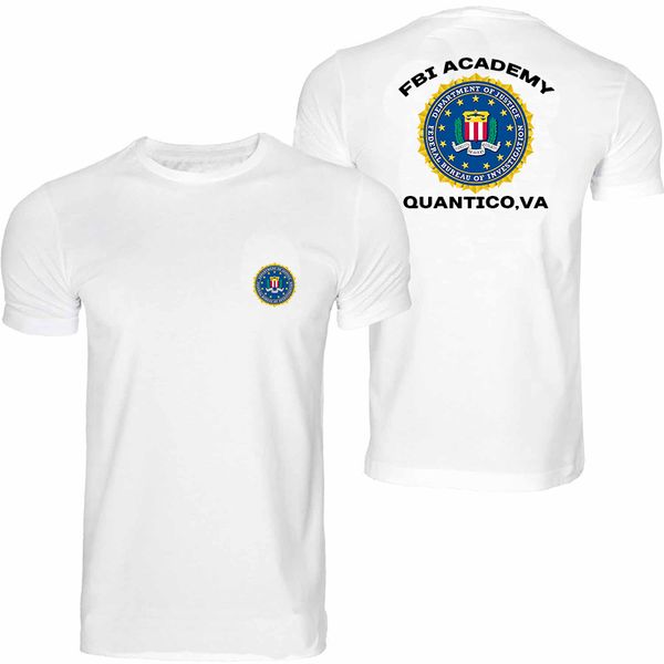 

fbi academy quantico va police united states department of justice t-shirt men's printed army o neck shirts tees cool 4x 5x