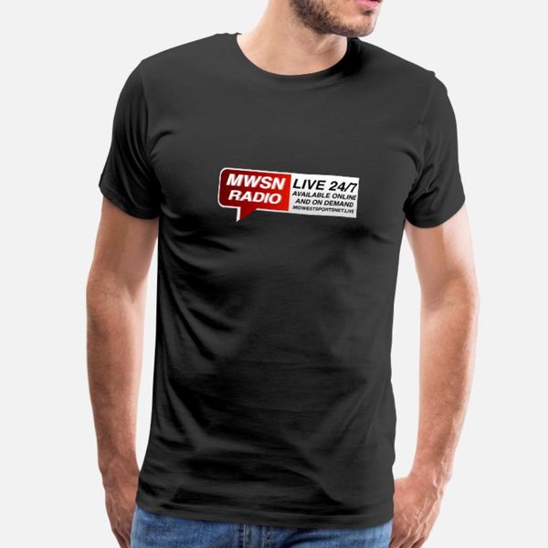 

mwsn радио логотип тенниска мужчин ситец s-3xl оригинальные подарки юмор лето новизна рубашка