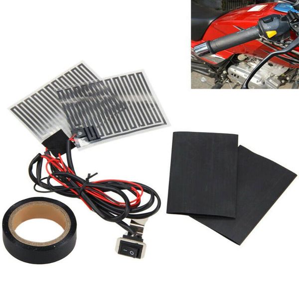 

12v motorcycle heated handlebar grips hand warmer heater wrap pads for scooter bike