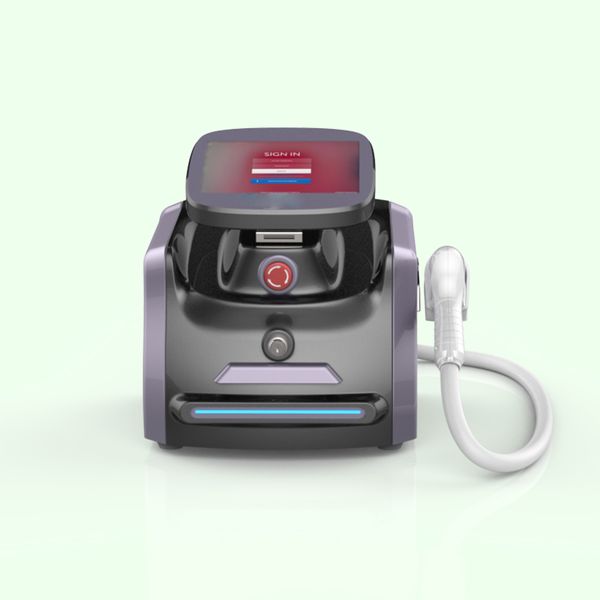 

портативный лазерный диод красоты машина одна длина волны 808nm диодный лазер постоянного удаления волос машина удаления волос 808nm, Black
