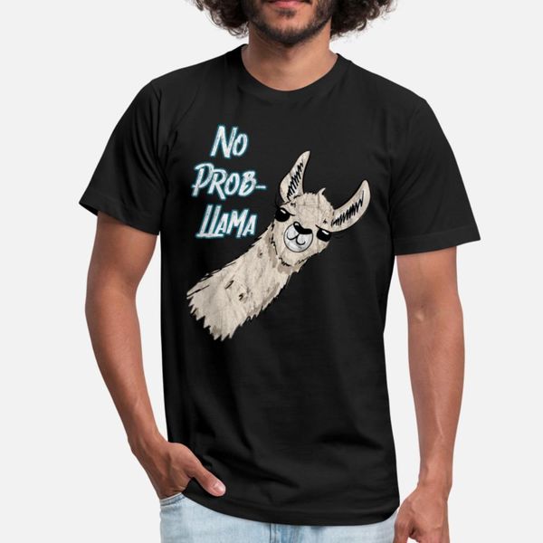 

нет prob llama синий урожай модный llama тенниска мужчины designs 100% хлопок круглый воротник одежды graphic здание spring стандартная руба
