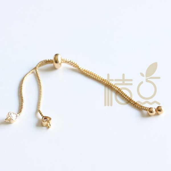 

one set gold plated brass base bracelet - unfinished, Black