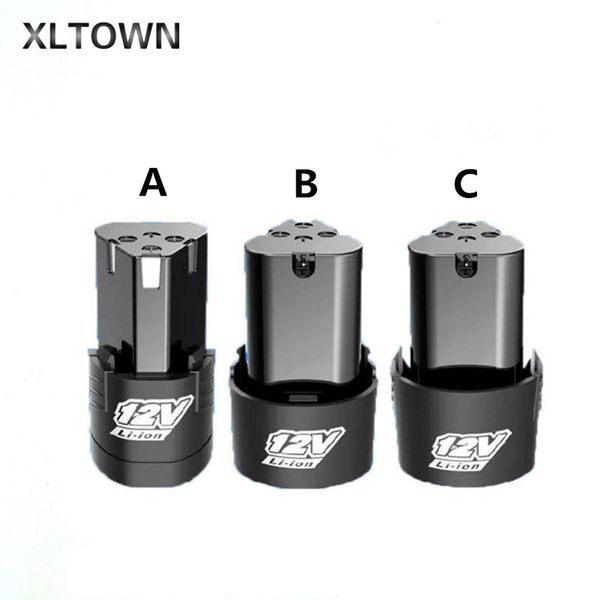 

xltown 12v электрическая отвертка батареи 18650 литиевая аккумуляторная батарея бытовая электрическая дрель лития
