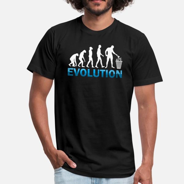 

evolution atheist t shirt men printed 100% cotton round neck family cute comical spring autumn vintage shirt