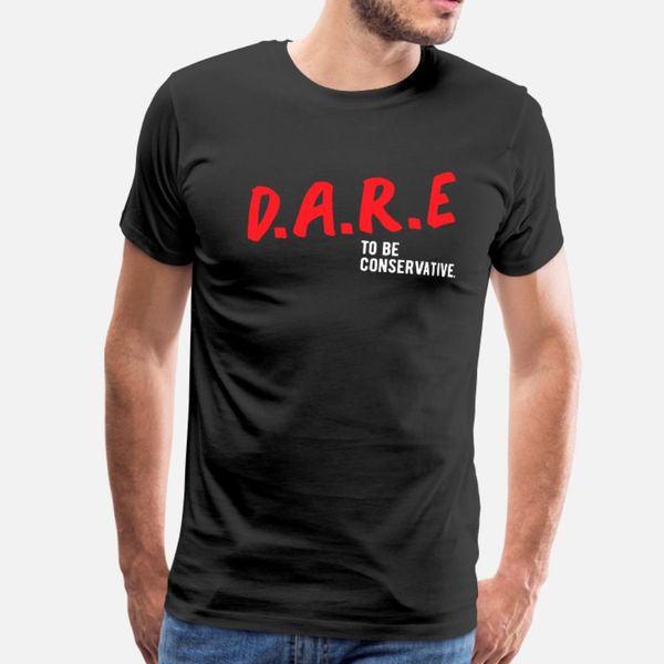 

dare to be conservative t shirt men printing cotton euro size s-3xl solid color cute fashion spring formal shirt