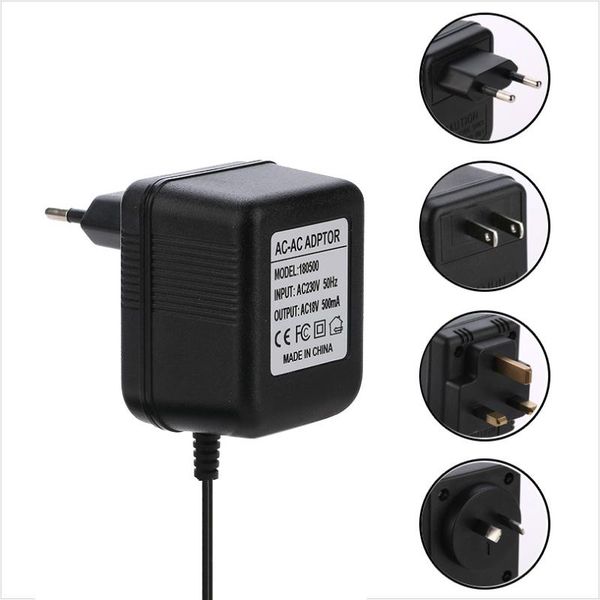 

doorbells ac power adapter transformer charger 18v 500mah for wifi wireless video doorbell camera 110v-240v us uk eu au plug