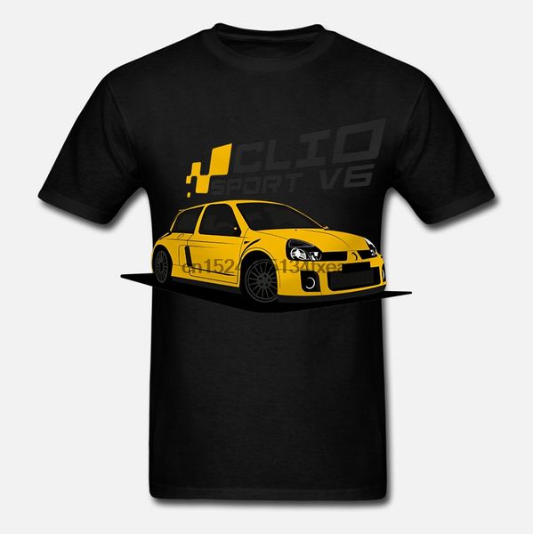 

men t-shirt renault clio v6 (yellow) tshirt women t shirt