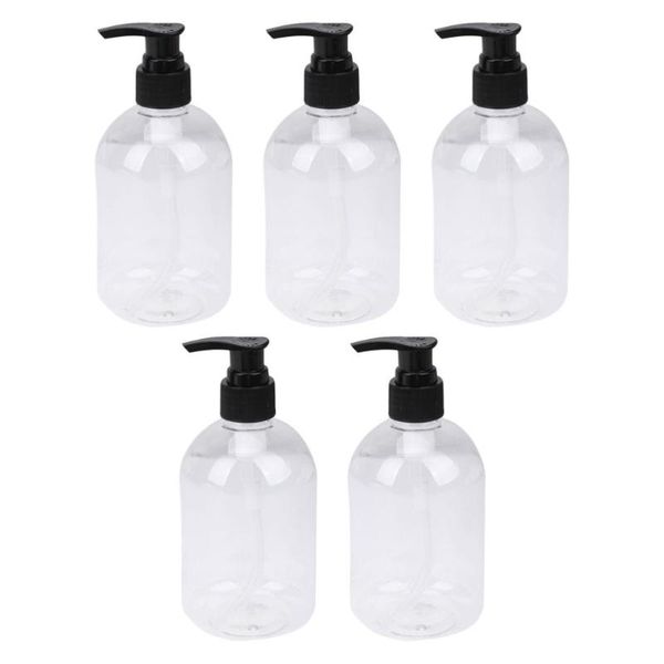 

storage bottles & jars 5 pcs 350ml useful shower gel containers toiletry refillable shampoo container liquid bottle for home bathroom (