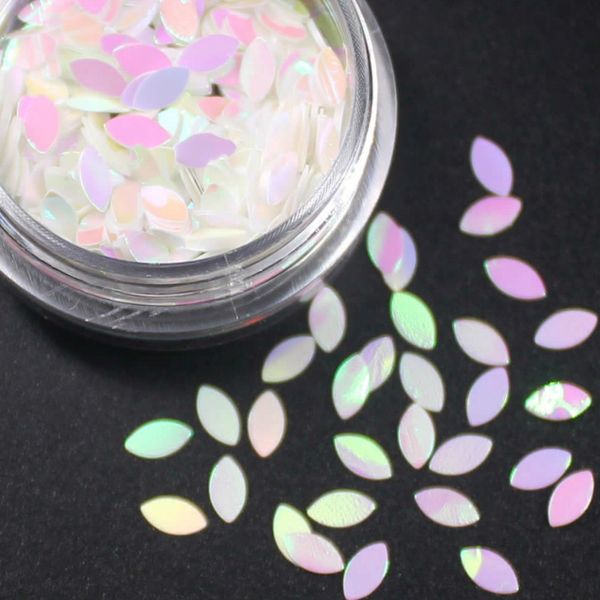 

false nails 1pcs 12 ccolors diy leaf shape fake acrylic art manicure tools clear/natural french style nail tips arti, Red;gold