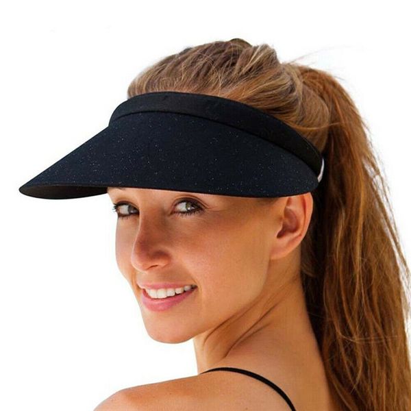 

new adjustable ess sunhat casual visor sun hat summer cotton anti-uv ess sports golf woman men cap, Blue;gray