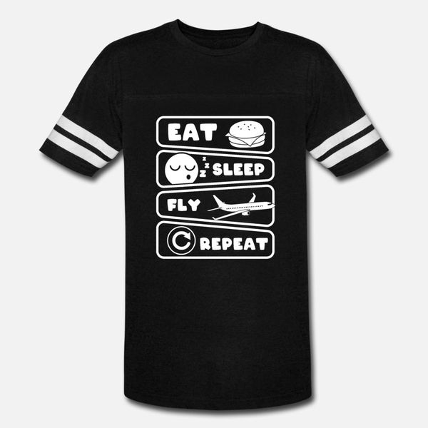 

ешьте sleep fly repeat тенниски люди изготовленную на заказ рубашка тройника круглого воротник стандартной милую аутентичного лето картинка