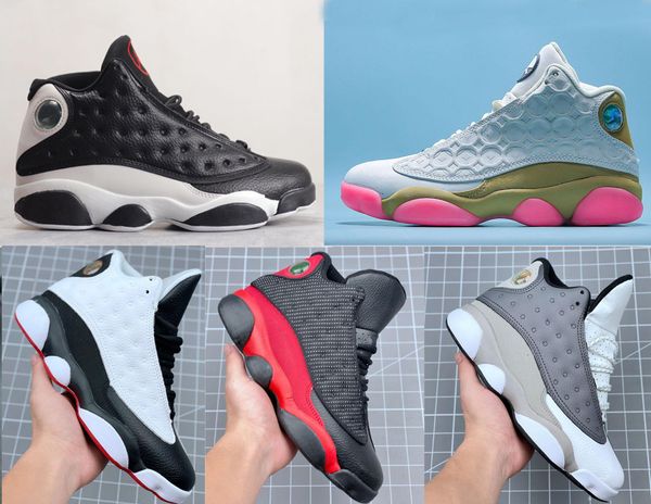 

2020 air mens basketball shoes 13s he got game concord 45 23 ray pe 13 low bred men sports snead joo8272, Black