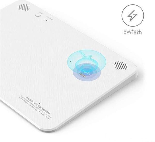 

bluetooth speakemulti-function qi wireless charger for samsung galaxy s8 wireless charging mouse pad for iphonex 8 8 plus non-slip mouse mat