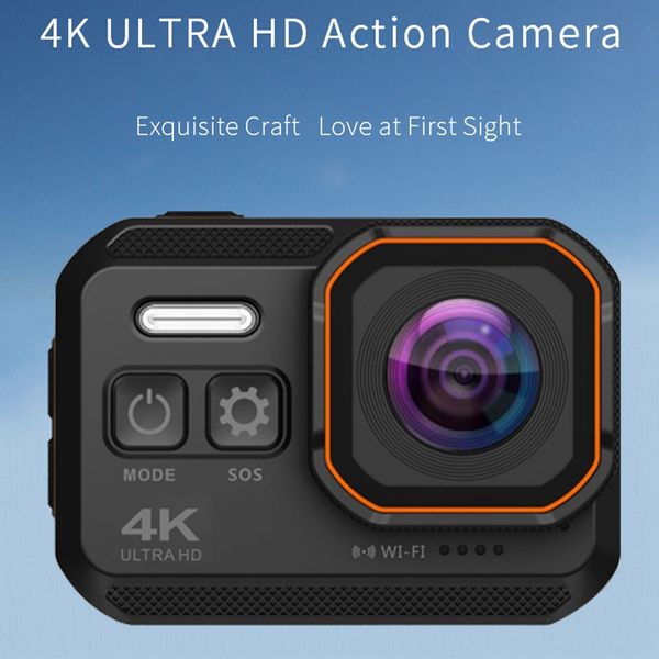 

4k wifi action camera ip68 waterproof diving camera with 2.0 inch ips sn 16mp ultra hd sport sports dv 170 wide angel