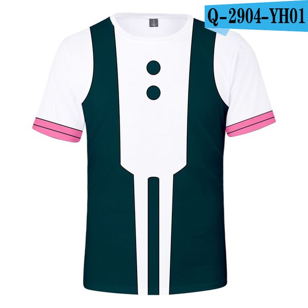 

my hero academia mens summer midoriya izuku school college style boku no hero academia 3d print shirts plus size horror funny men clothing
