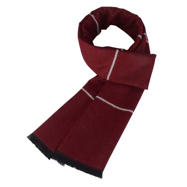 

men cashmere scarf fashion maroon color oversize for winter, Blue;gray
