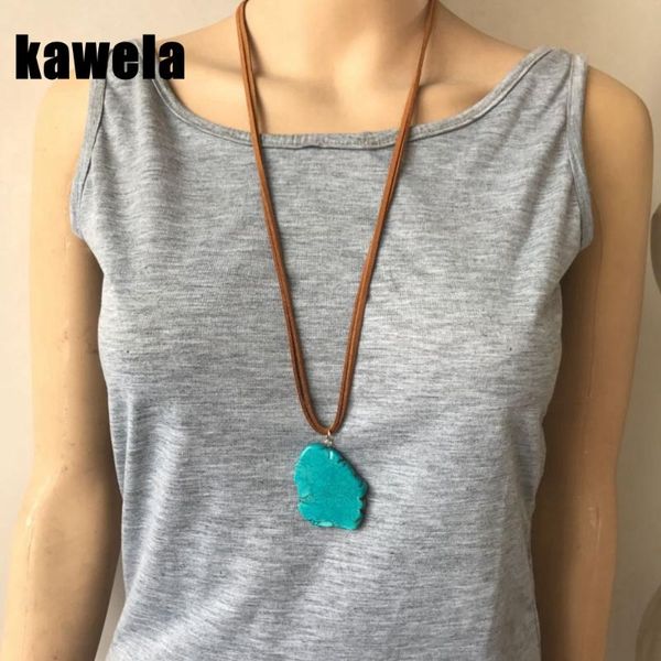 

simple stone pendant necklace, Silver