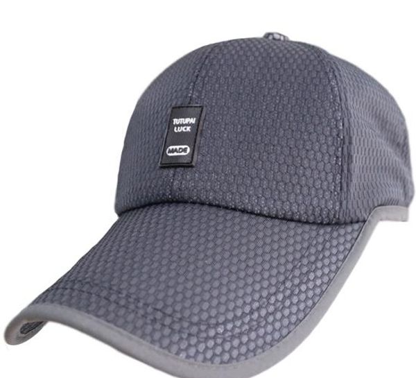 

mens snapback quick dry taffeta outdoor sports golf baseball race day running summer mesh tennis ball quick dry hat cap hats0441, Blue;gray