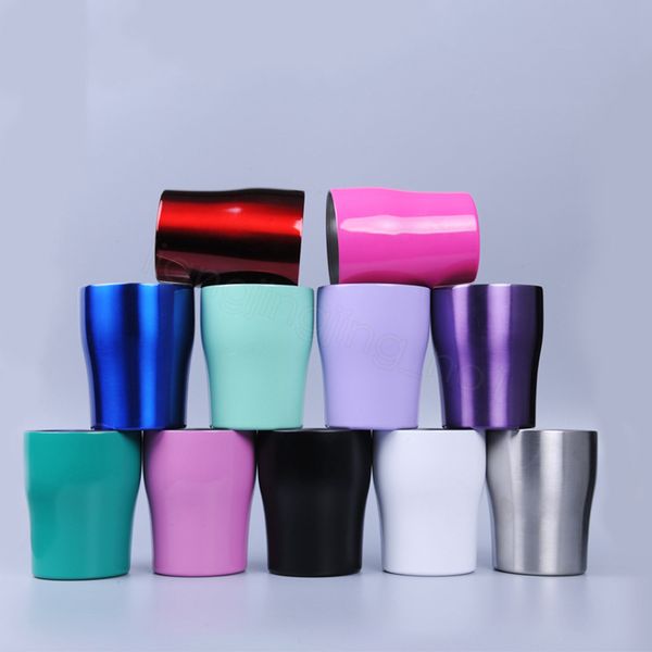 

10oz stainless steel kids cup modern curved tumbler mini car drinking cup for children vacuum insulated baby mug wine tumblers ffa3198-3