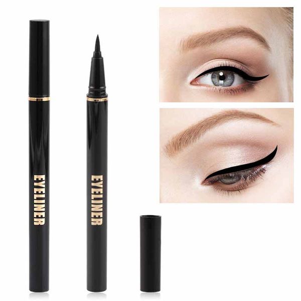 liner Miss Rose Preto Lápis Delineador 2ml Eye Pen impermeável duradouro caneta tatuagem delineador líquido