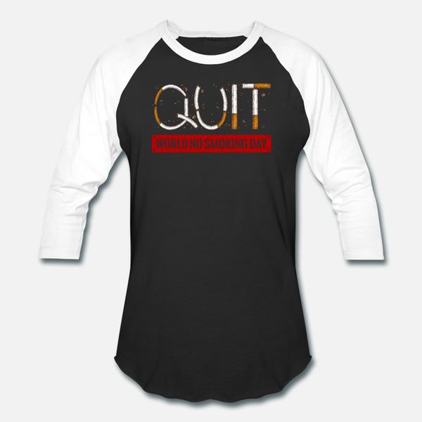 

quit world no smoking day cigarette smoker t shirt men knitted tee shirt crew neck male cute funny casual spring leisure shirt