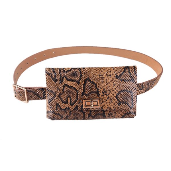 

serpentine lady's waistband bag fashion creative design decorative bag