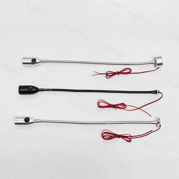 

book lights dc12v-24v magnet lamp 3w hose light 3000k 4000k 6000k wall mounted for machine tool spotlight decoration dhl