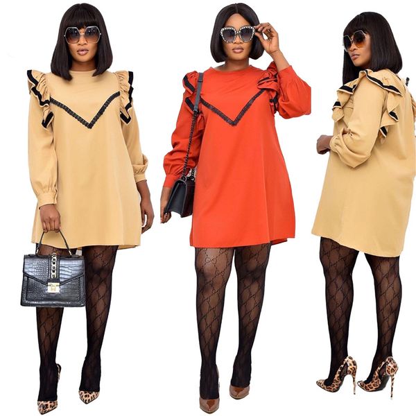 

womens designer patchwork shirt dresses spring summer casual dresses fashion long sleeve o neck vestidos clothing, Black;gray