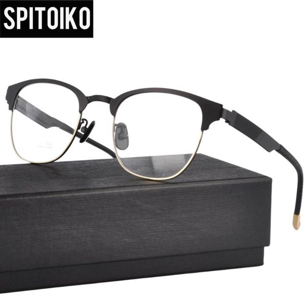 

spitoiko full rim classical for optical frame myopia spectacles prescription eyewear eyeglasses 8310, Black