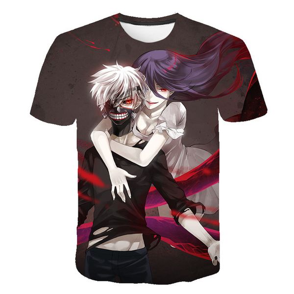 

tokyo ghoul blood japan anime cosplay 3d print shirts kawaii oversized anime men clothing