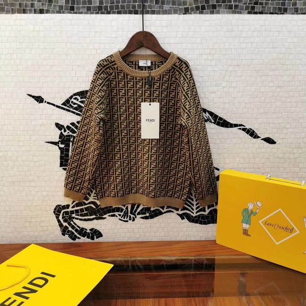 

kids sweater long sleeve fashion children fall pullover sweaters, Blue