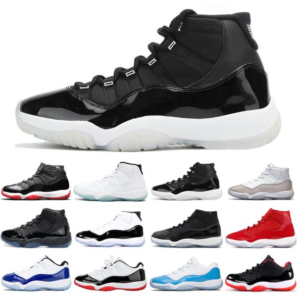 

new 25th anniversary 11s 11 jumpman men women basketball shoes bred concord athletics mens womens trainers sports sneakers size 5.5-13