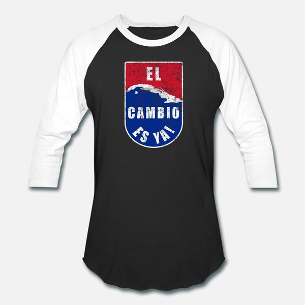 

el cambio es ya cuban om pride t shirt men design short sleeve o-neck natural interesting funny summer style slim shirt