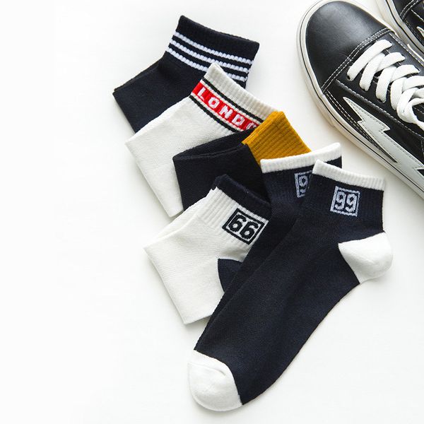 

fashion non-slip men no show socks cotton breathable comfortable boat socks, Black