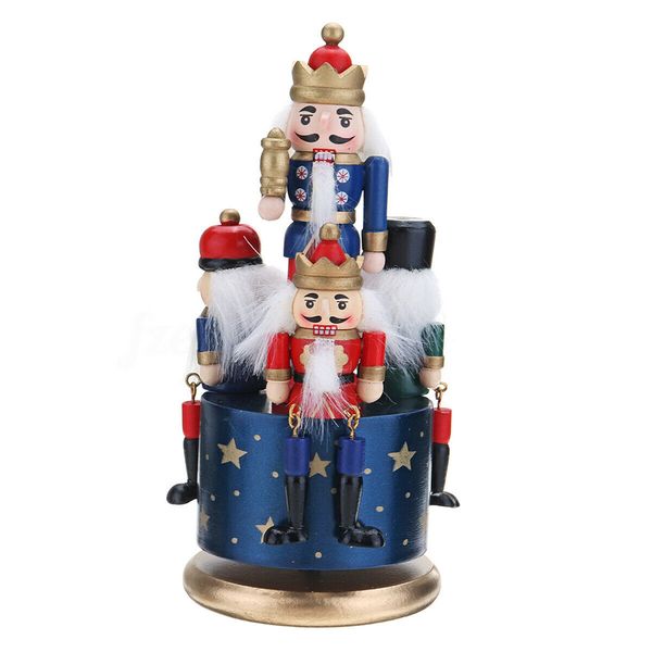 

crafts kids birthday home decoration music box diy wooden nutcracker soldier toy
