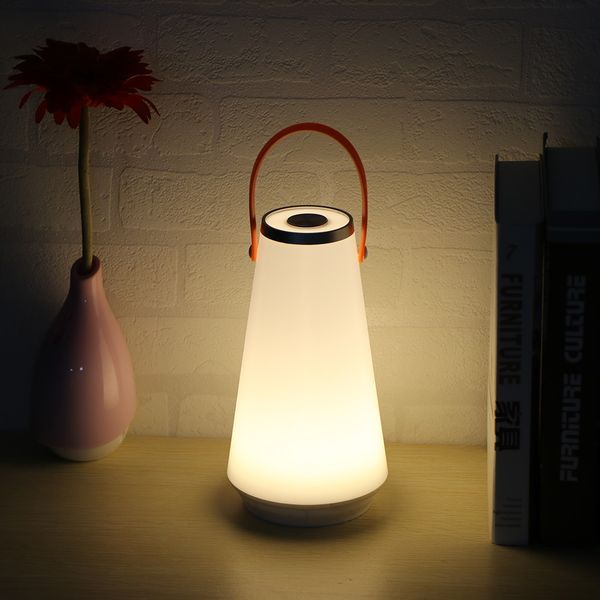 

1pcs creative lovely portable led home night light table lamp usb rechargeable touch switch outdoor camping emergency light
