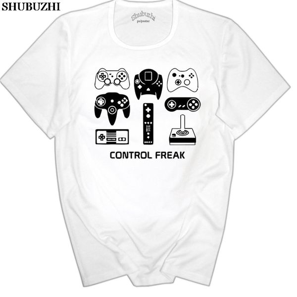 

video game control freak gaming funny gamer t-shirt gift men t shirt print cotton short sleeve t-shirt