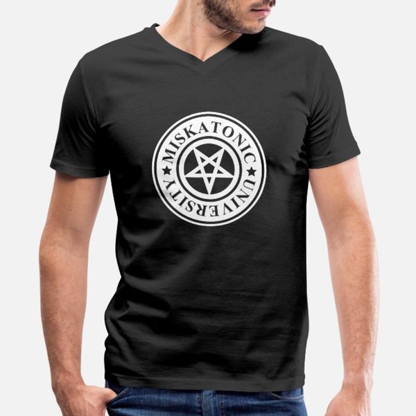 

miskatonic университет t shirt men дизайн хлопок плюс размер 3xl шаблон фитнес новая мода летняя рубашка vintage
