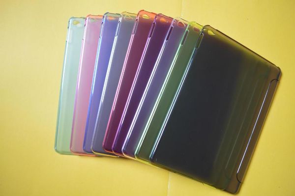 

cgjxsdull polish soft silicone plating tpu case transparent crystal raindrops skin durable tablet back cover case for ipad air2 /ipad 6 seri