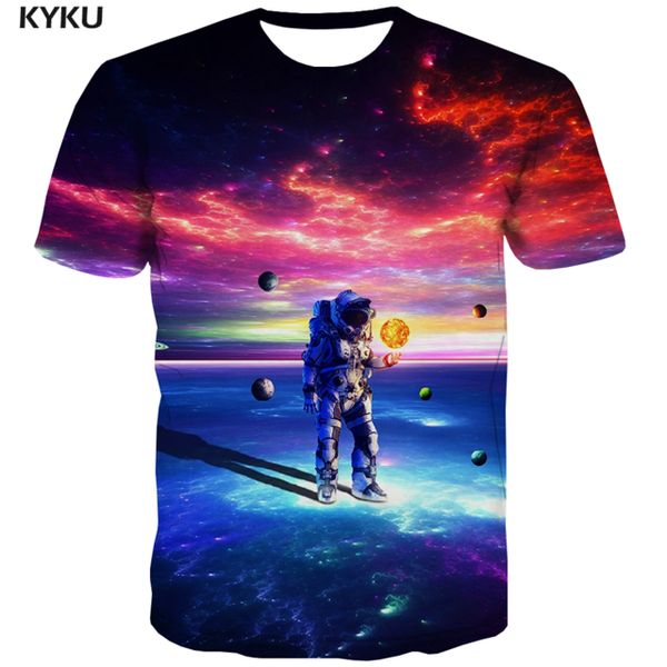 

galaxy space print universe nebula blue anime 3d print shirts funny aesthetic comics men clothing