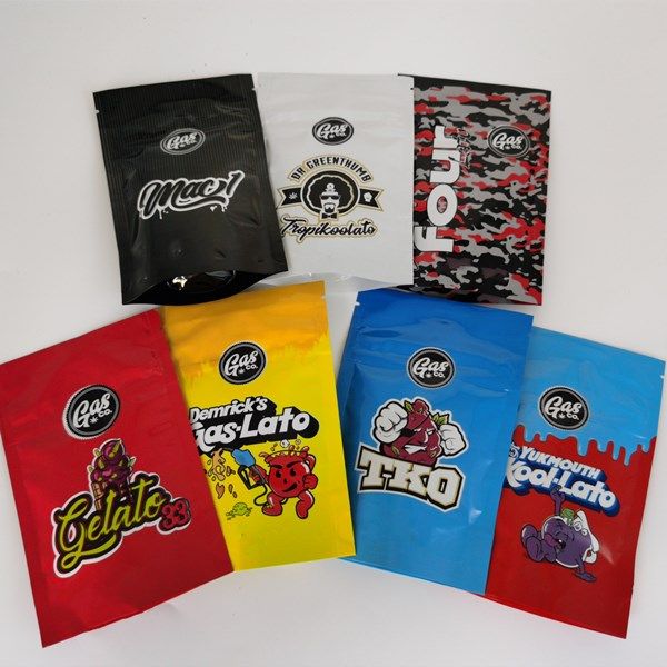 

new gasco yukmouth kooi lato mylar bag smell proof fourlato gelato33 and gaslato child proof resealable bags dry herb flower