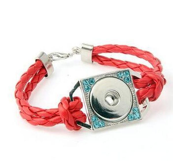 

diy lobster нуса браслет личность кнопка diy сплава браслет шнура красный привязать с rhinestone jelwery площади кнопка ручной yxlvy, Golden;silver